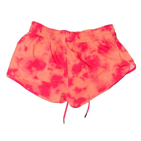 Girls Neon Pink Tie-Dye Drawstring Shorts Size XXL - Picture 4 of 4